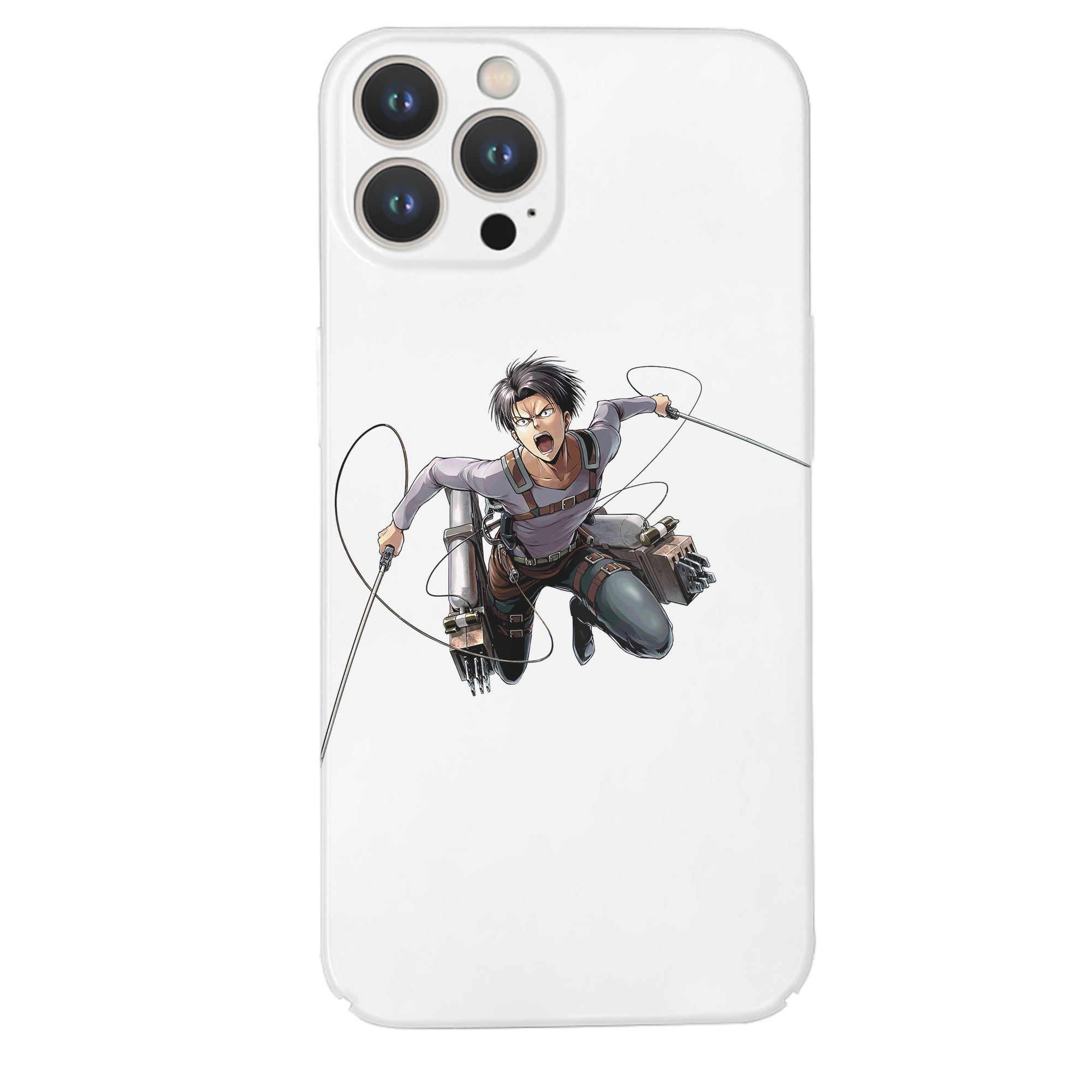 （画像用） 進撃の巨人 リヴァイ·アッカーマン Attack on Titan Levi Ackerman 【iPhone 14シリーズ対応】ハードケース